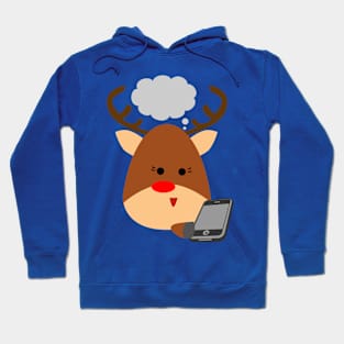 Merry Christmas Reindeer & Phone Hoodie